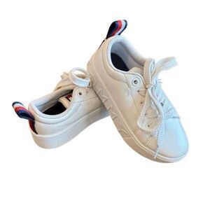 Tommy Hilfiger Eva Platform Tennis Shoe Sneaker Patriotic Red White Blue Size 11